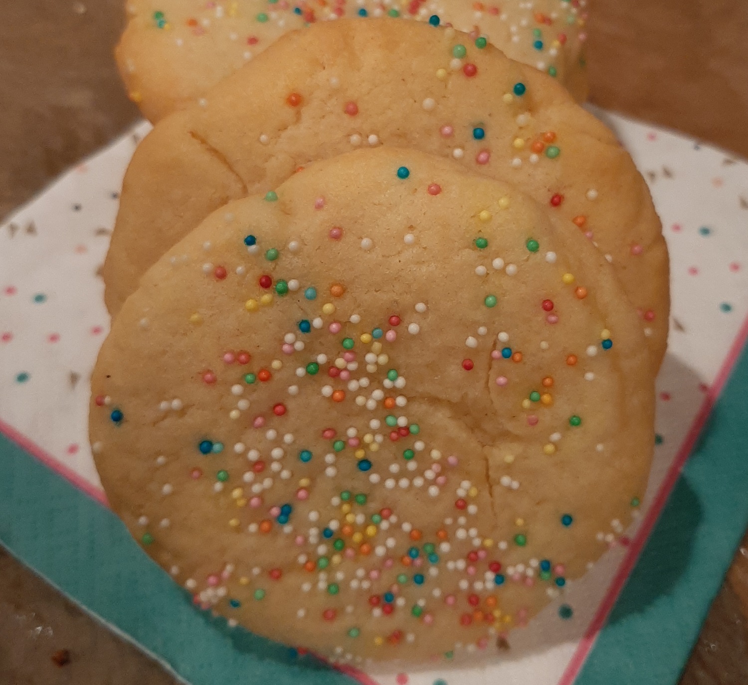 Sugar Cookies with sprinkles