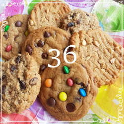 36 mixed cookies