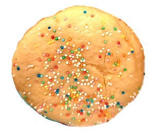 Sugar sprinkles cookie