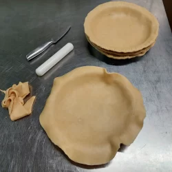 hand made pie crusts